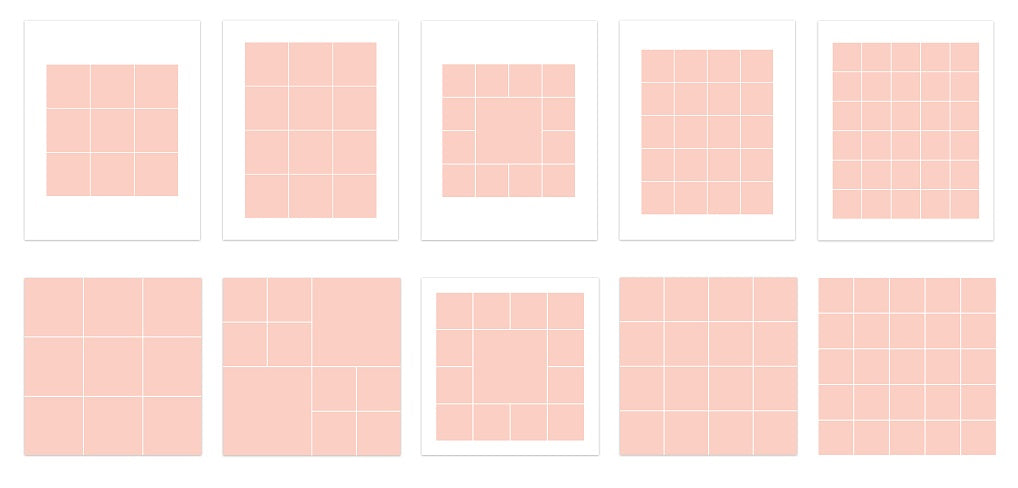 In the box photography template