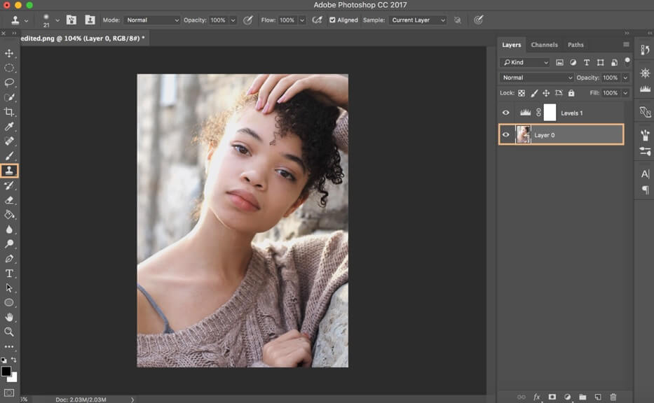 Clean Up Image in Photoshop