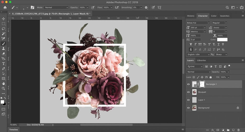 floral photoshop tutorial