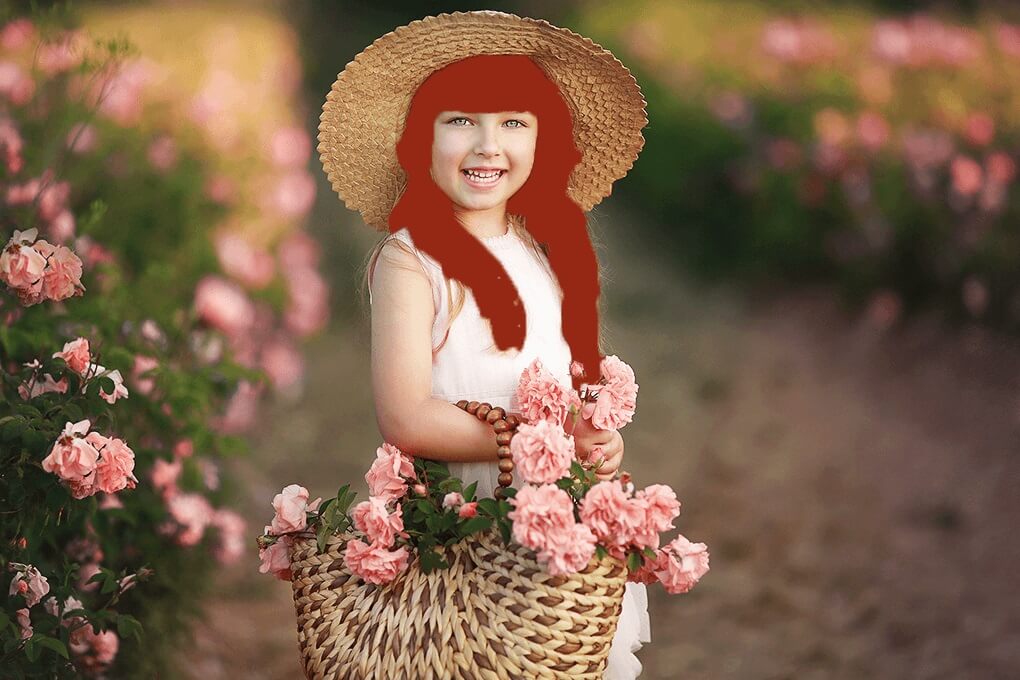 replace hair color in Photoshop