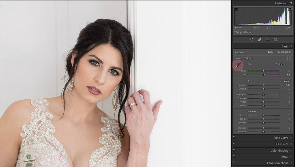 Lightroom Skin Tone Correction