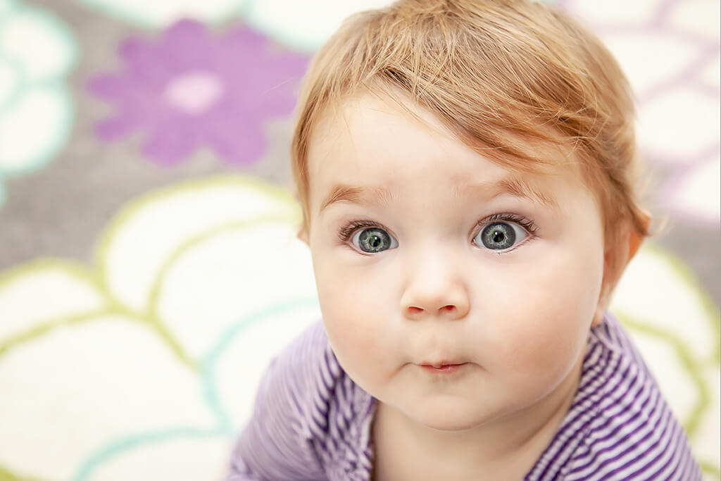 Retouching baby portrait in Lightroom