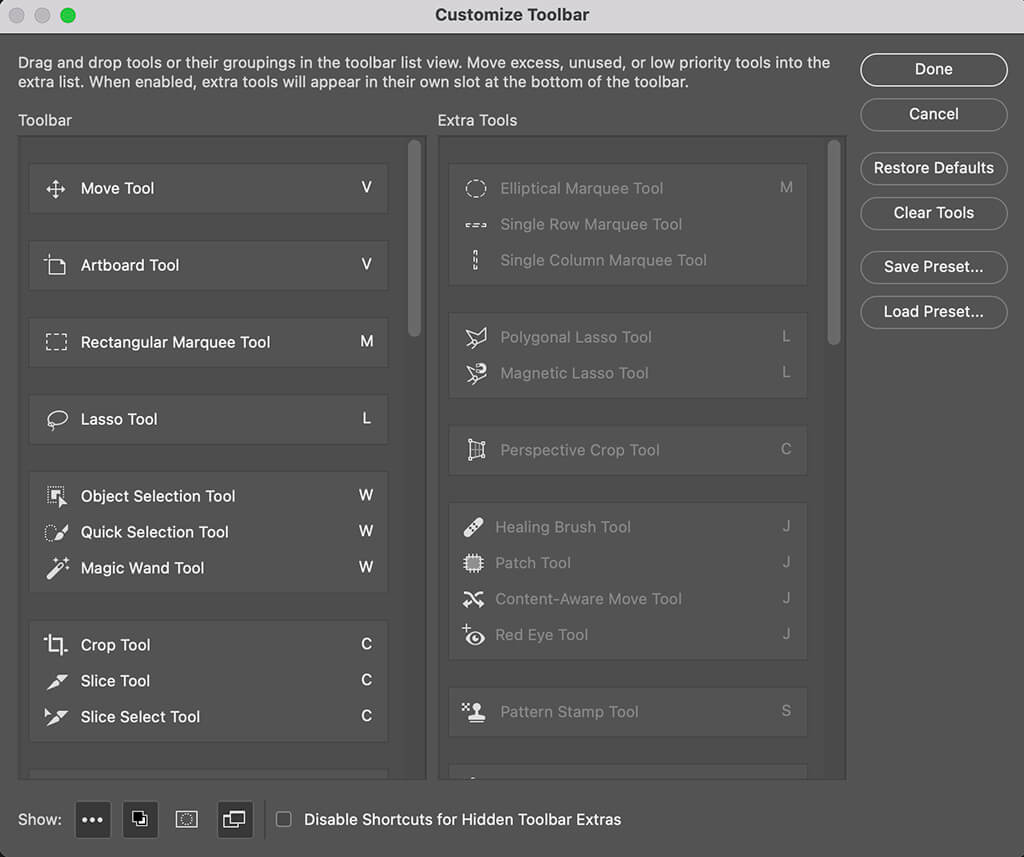 Photoshop User Interface