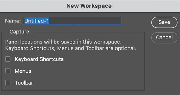 User Interface of Photoshop