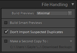 importing pictures into lightroom