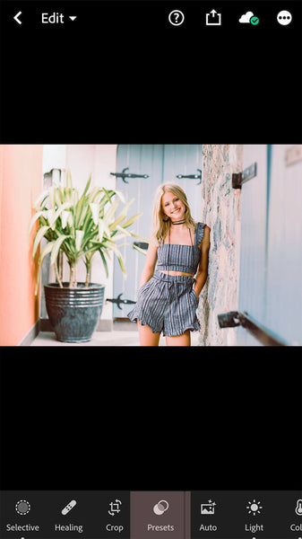 Lightroom Editing in Mobile