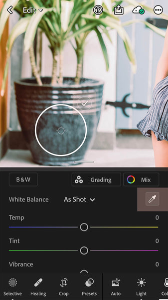 Lightroom App Editing