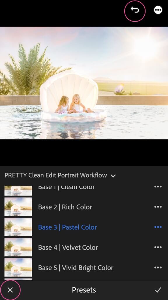 how to use presets in lightroom mobile