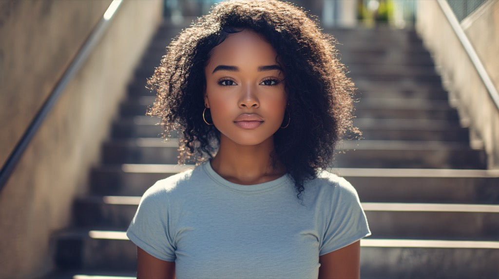 posing tips using staircases