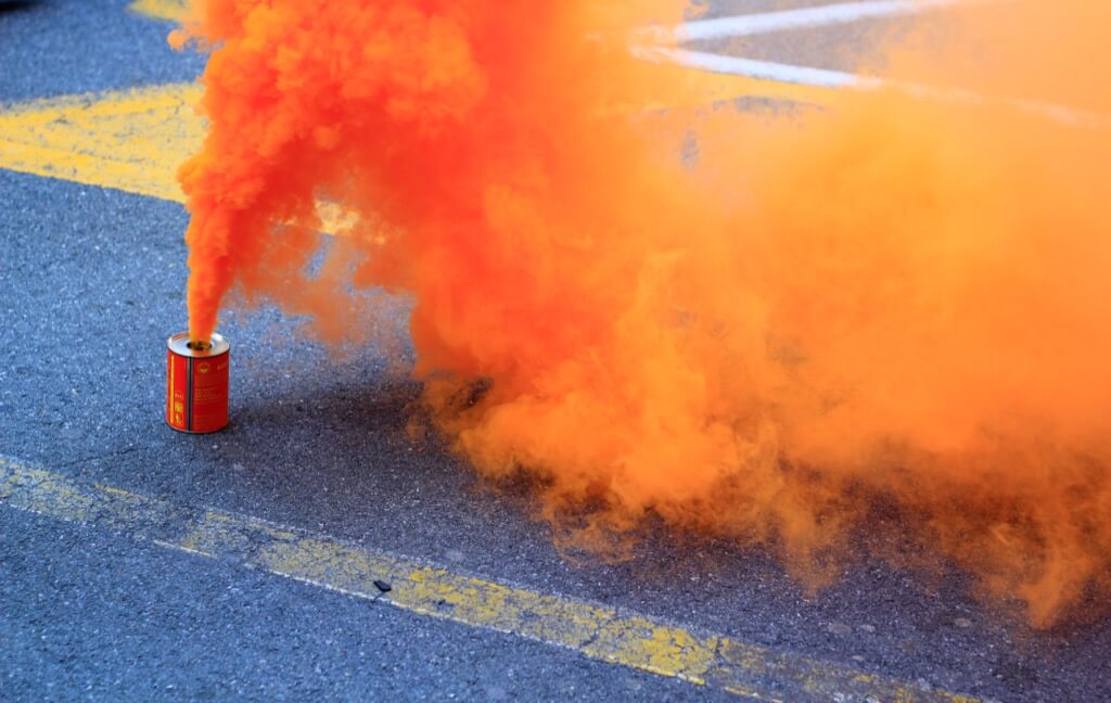 Smoke Grenade Photography