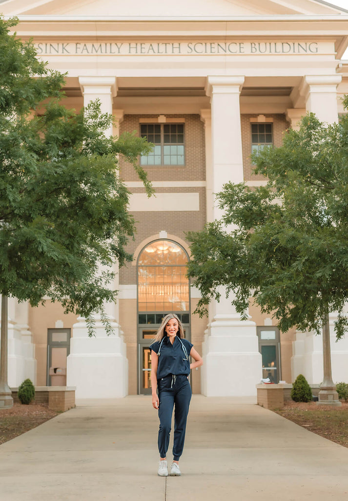 Tosha Womble editing photos in Lightroom using Muse preset collection