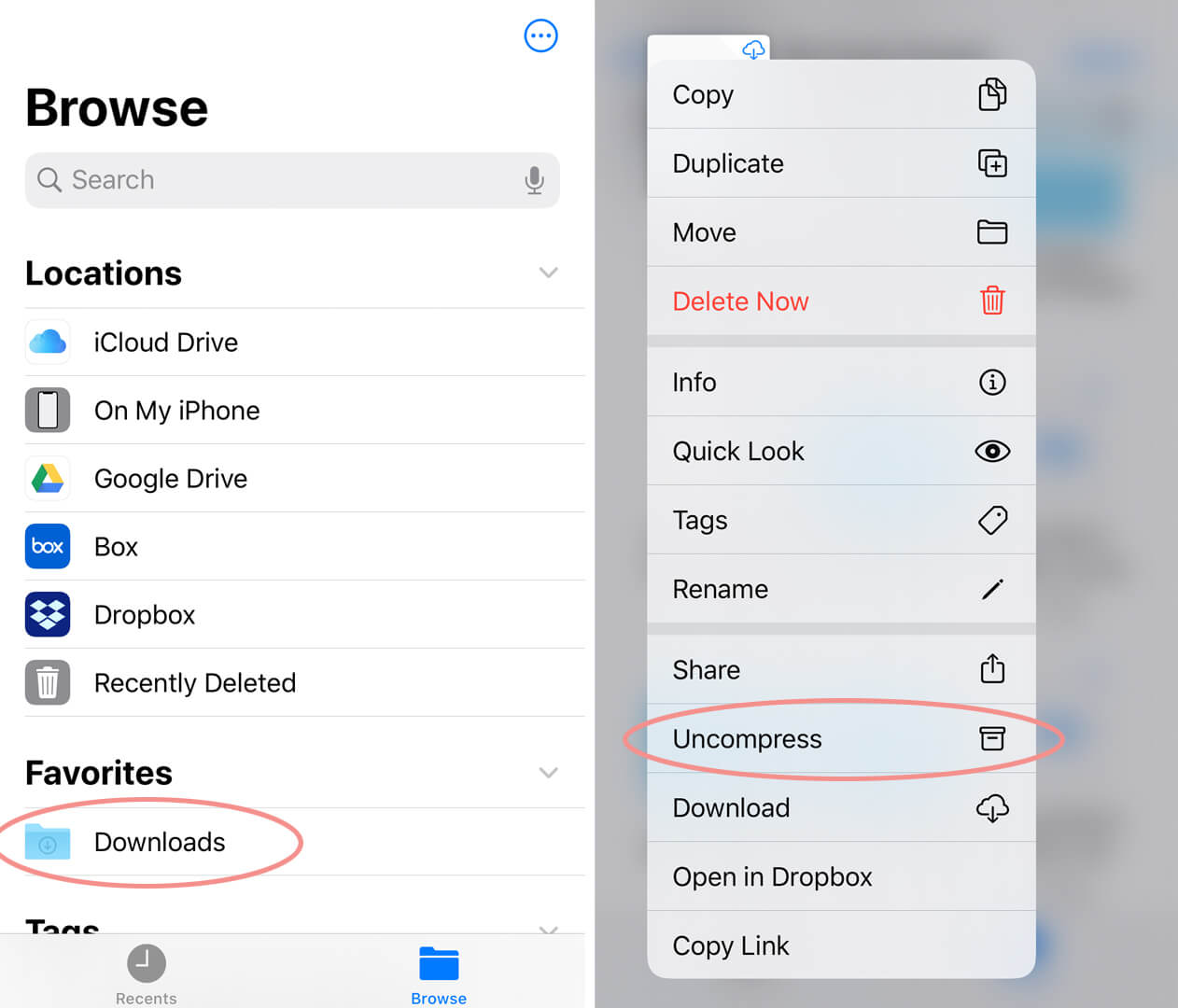 Unzip Lightroom Presets iPhone