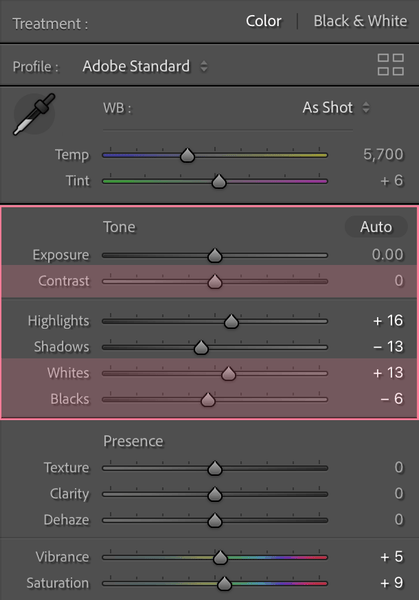 How to make colors pop in Lightroom