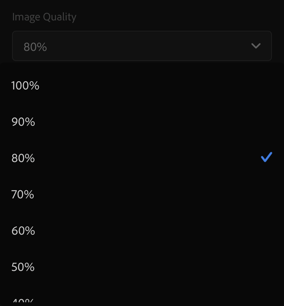 How to Change Resolution in Lightroom Mobile