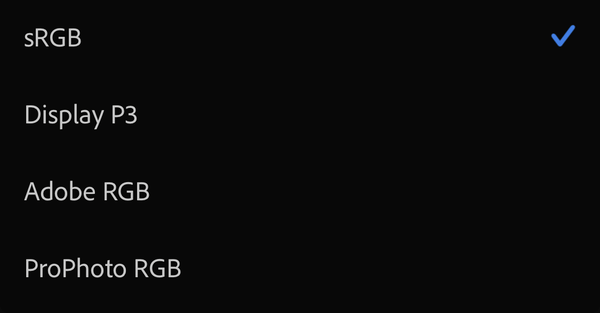 Lightroom Mobile Export Photos