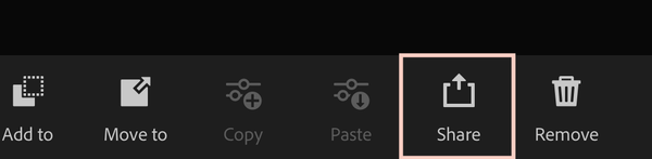 How to Export from Lightroom Mobile
