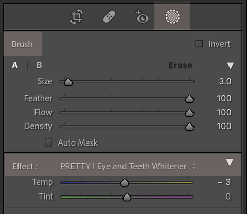 Whiten Teeth in Lightroom