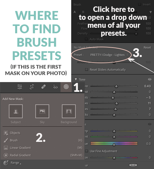 Where to find brush presets_new mask