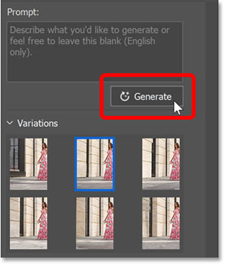 AI Generative Fill Photoshop