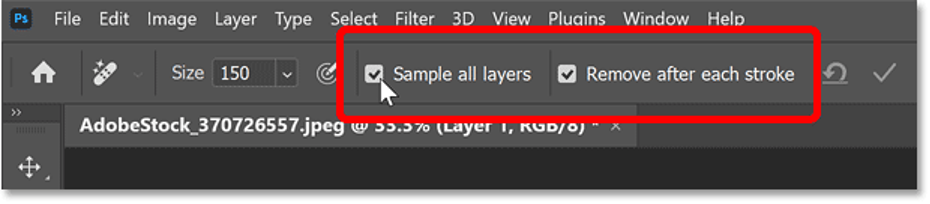 Remove Tool Photoshop