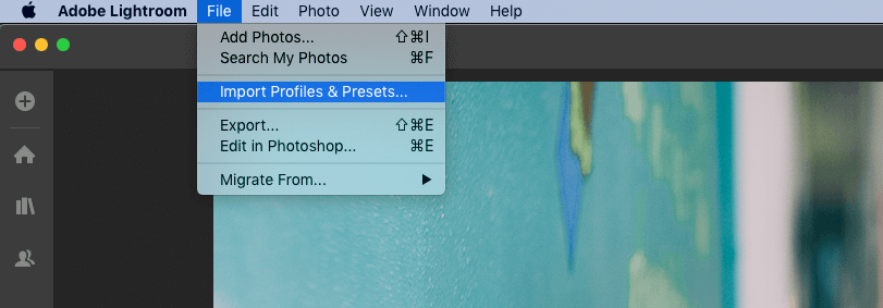 Installing Your Presets in the Lightroom desktop version