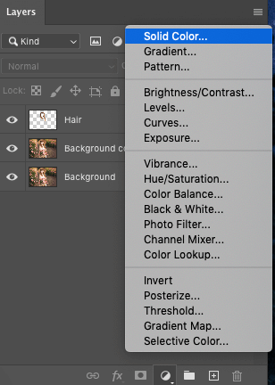 change my hair colour in a photo
