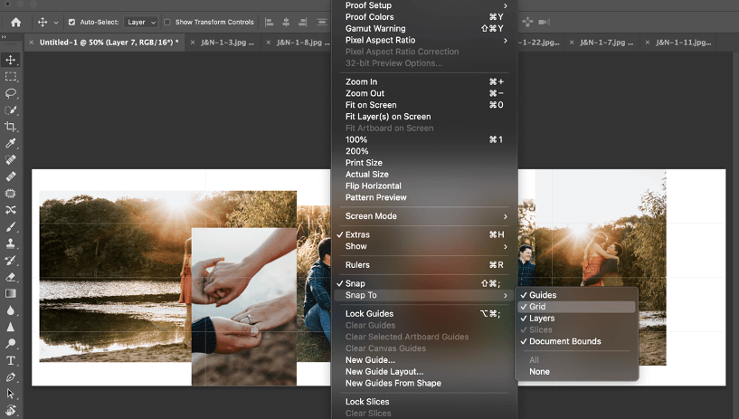 Carousel Image Grid in Photoshop
