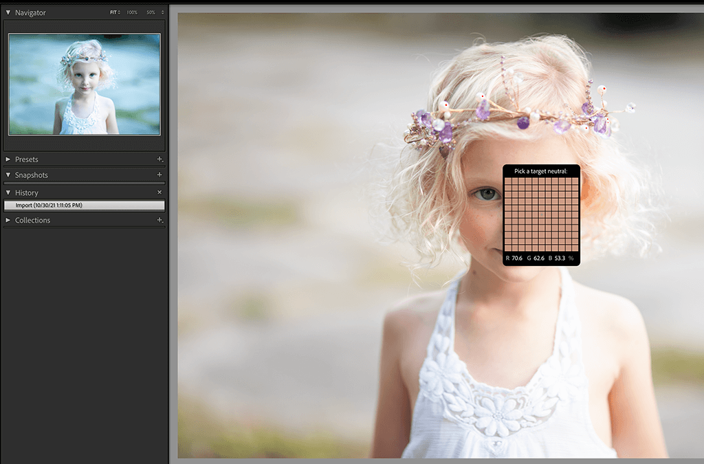 Fix White Balance in Lightroom