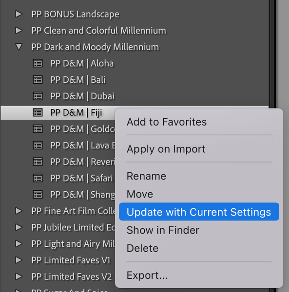 How to Reduce Opacity of Lightroom Preset