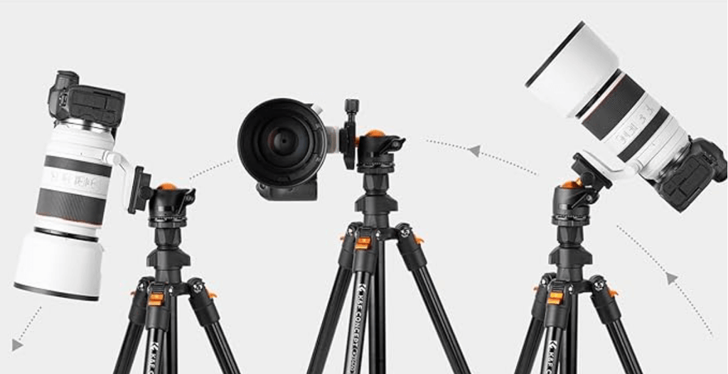 Lightweight travel tripod for photographers – perfect gift for landscape, portrait, and night photography lovers.