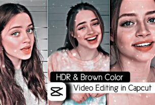 hdr brown colour video editing effect capcut | reels trending velocity edit