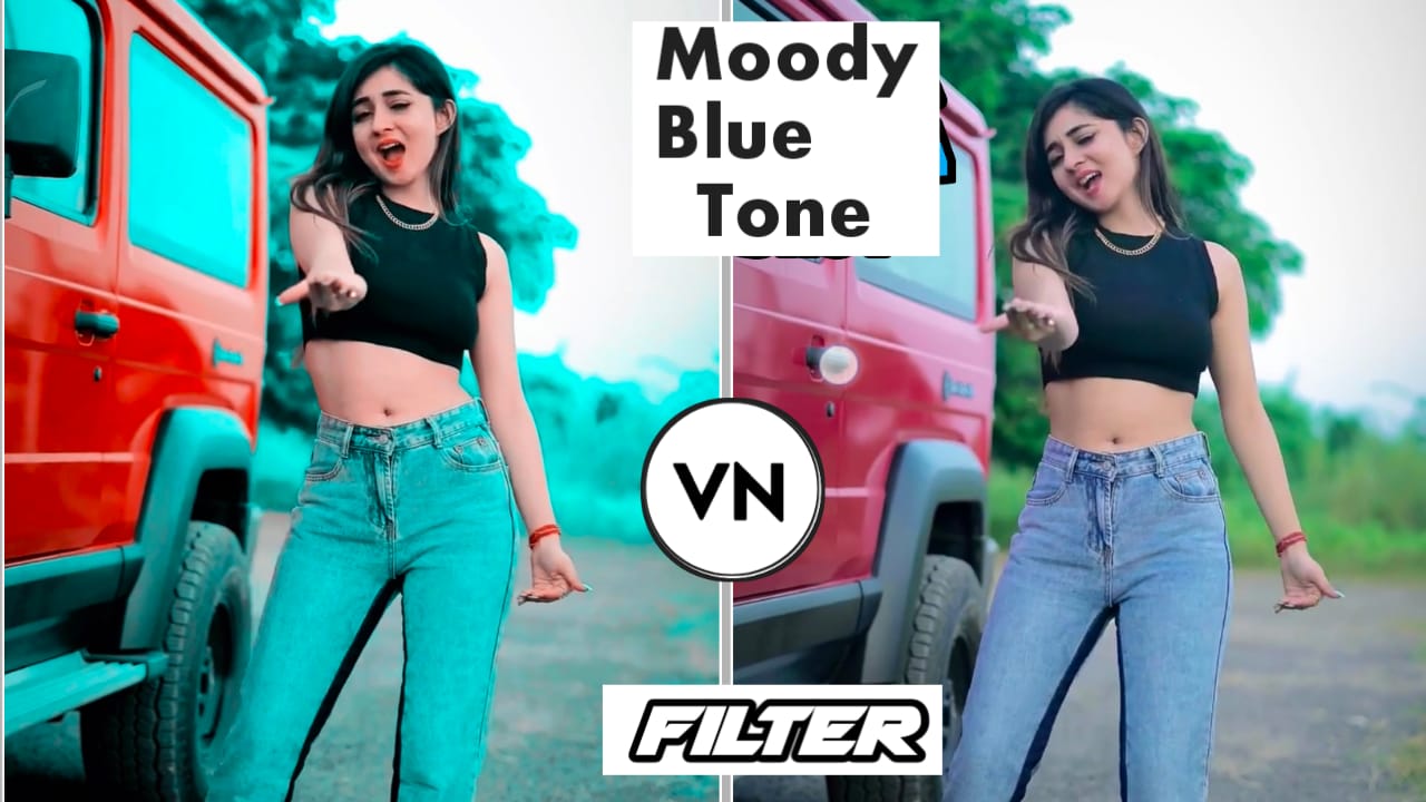 vn editor new colour filters 2023 blue tone lut free download