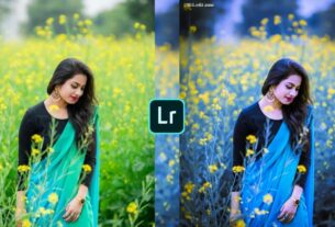 Lightroom blue and yellow tone photo editing preset download free