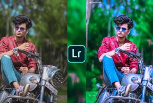 Lightroom light blue and green tone photo editing preset download free