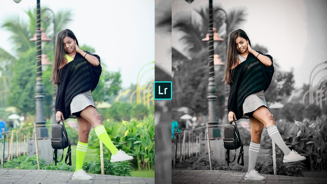 Black and White tone Lightroom photo editing preset download free