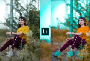 Blue and coral tone 2024 Lightroom photo editing preset download free