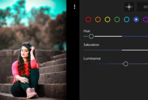 Lightroom mobile brown and teal effect 2024 photo editing preset download free