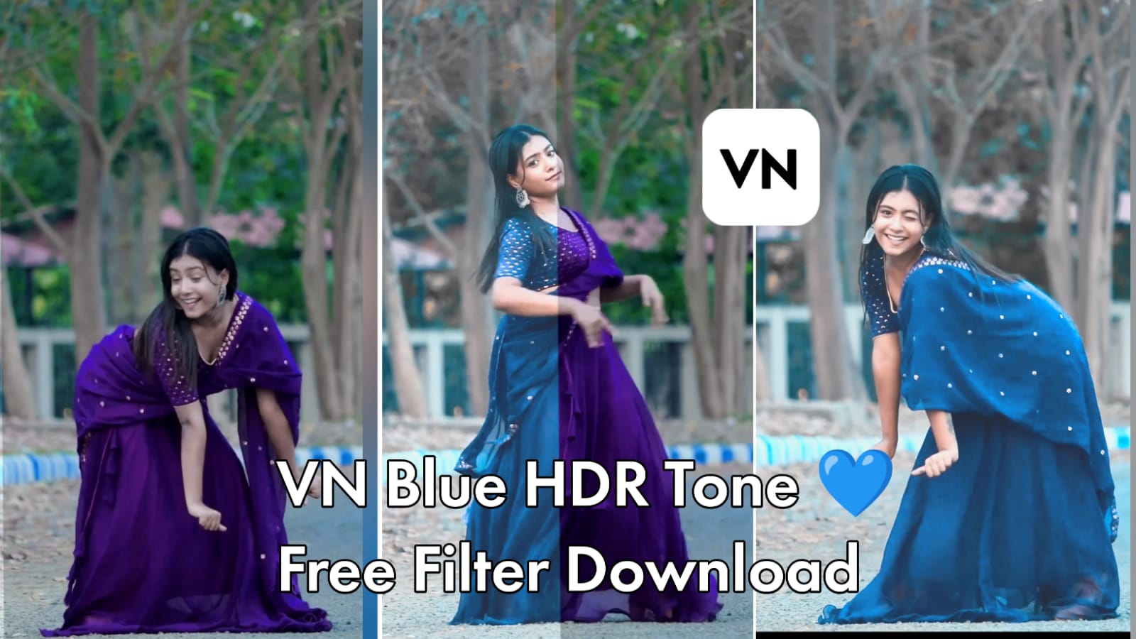 dark blue and black tone vn video editing filters free download
