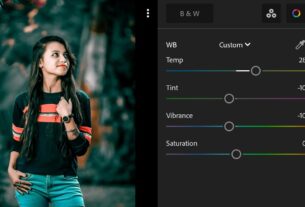 Lightroom mobile dark green tone photo editing 2024 preset download free